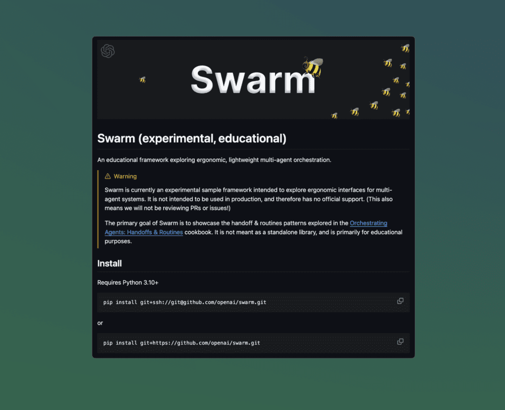 openai swarm github